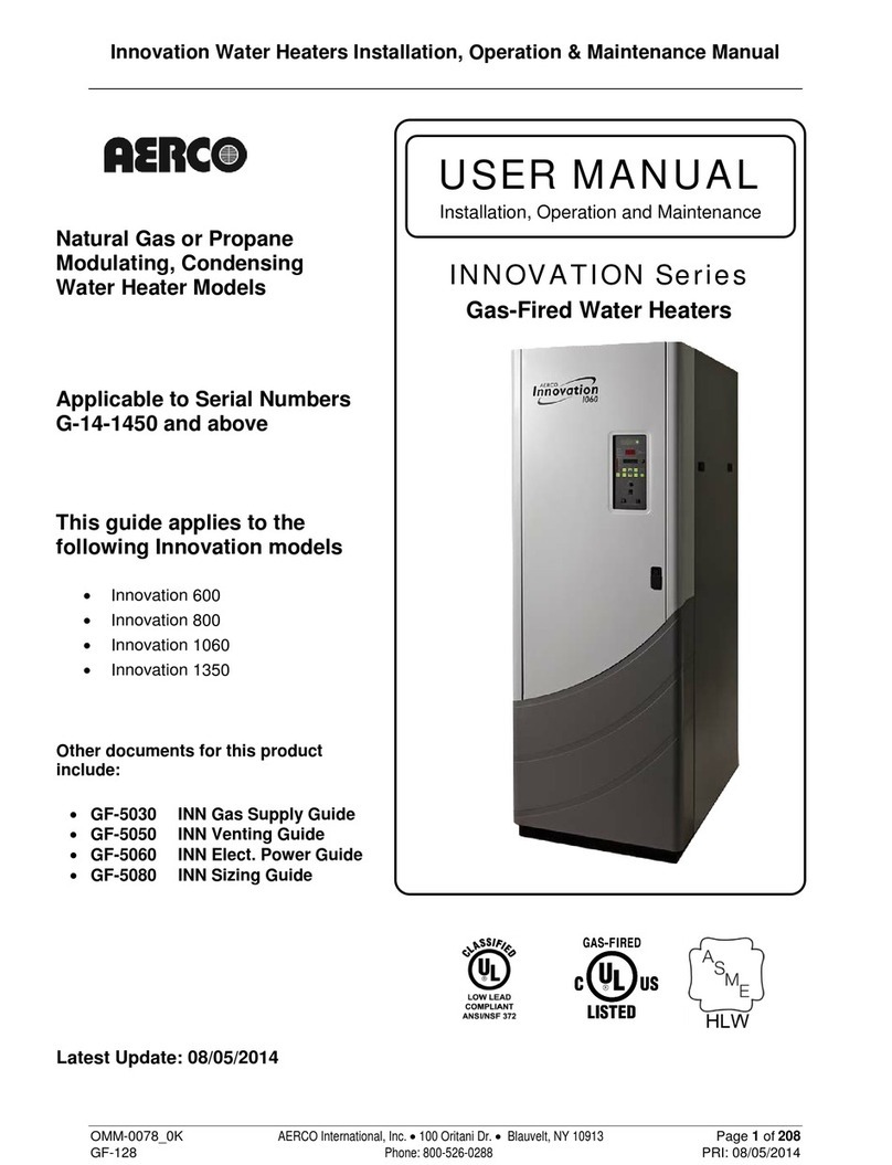 AER Innovation 600 User manual