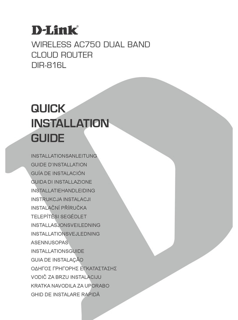 D-Link DIR-816L Quick installation guide