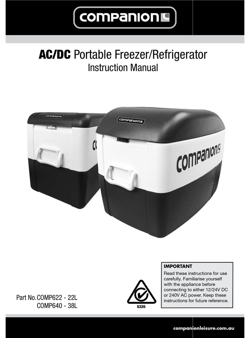 COMPANION COMP622 - 22L instruction manual