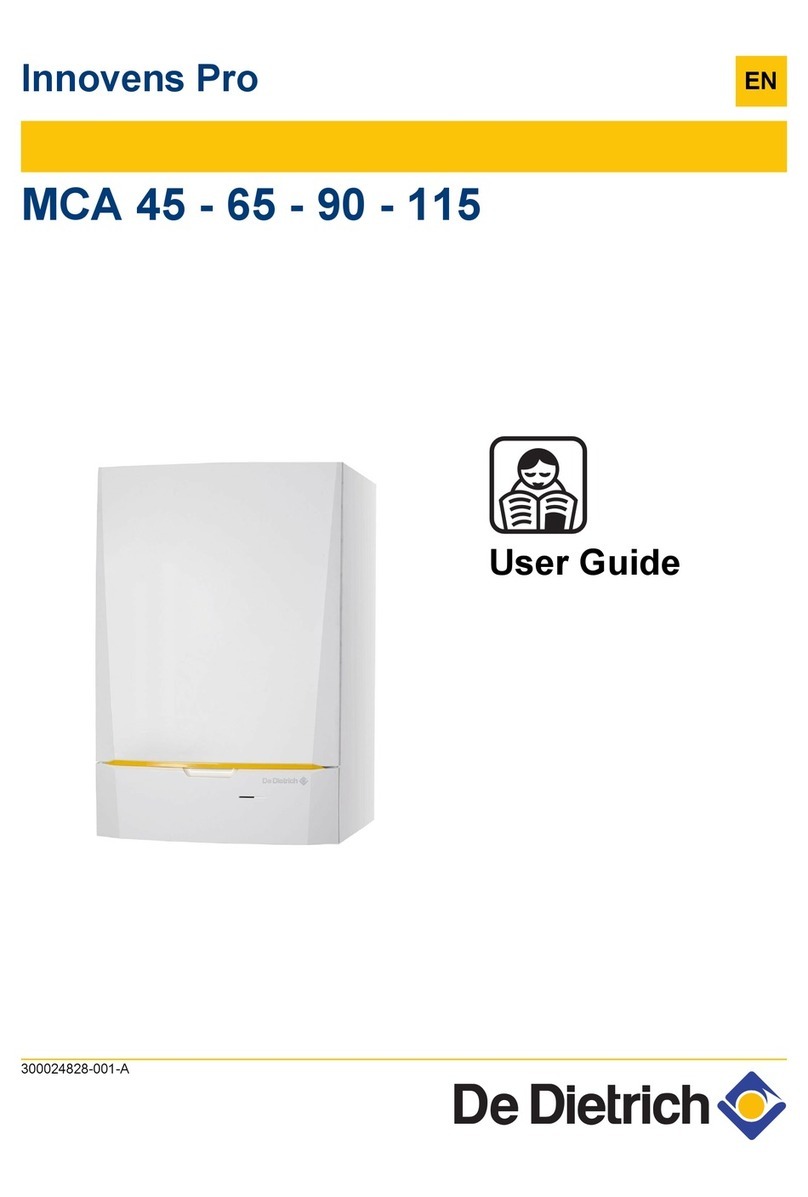 DeDietrich MCA 45 User manual