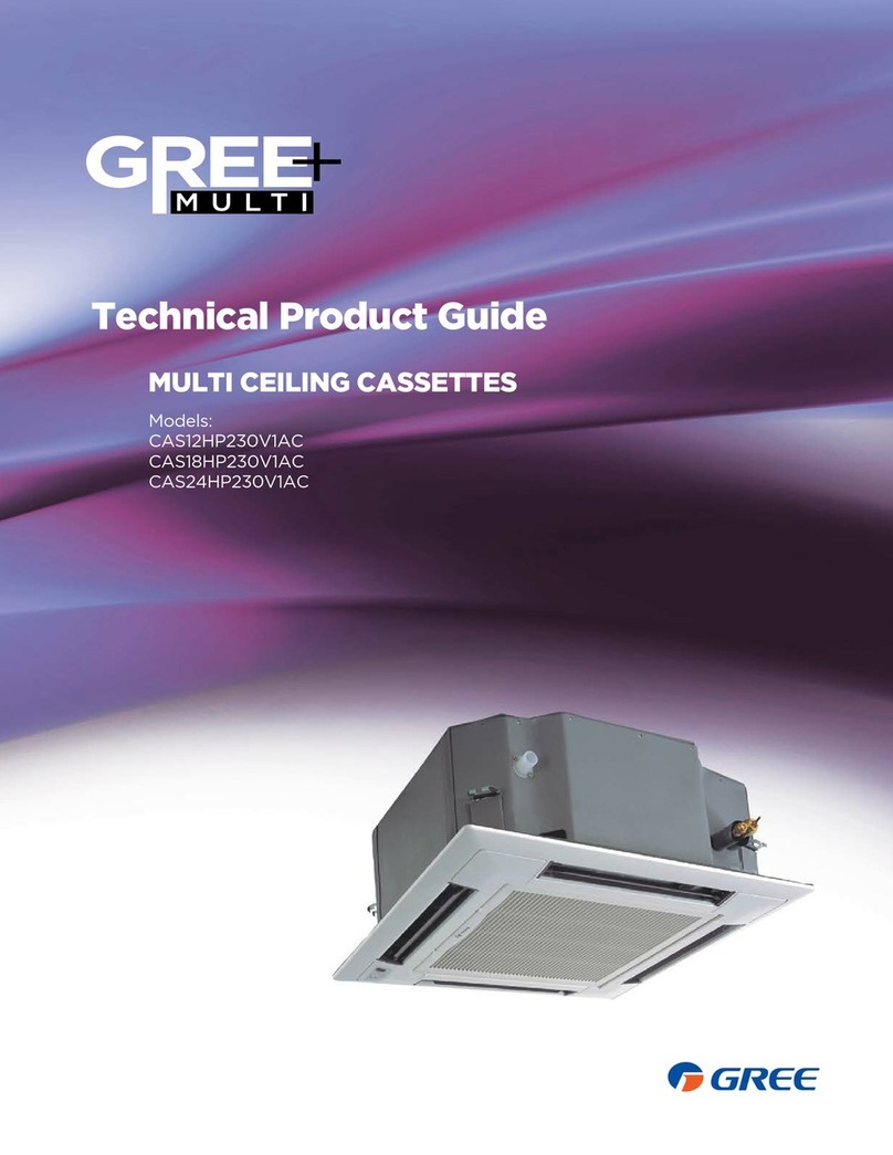 Gree MULTI21 CAS12HP230V1AC User manual