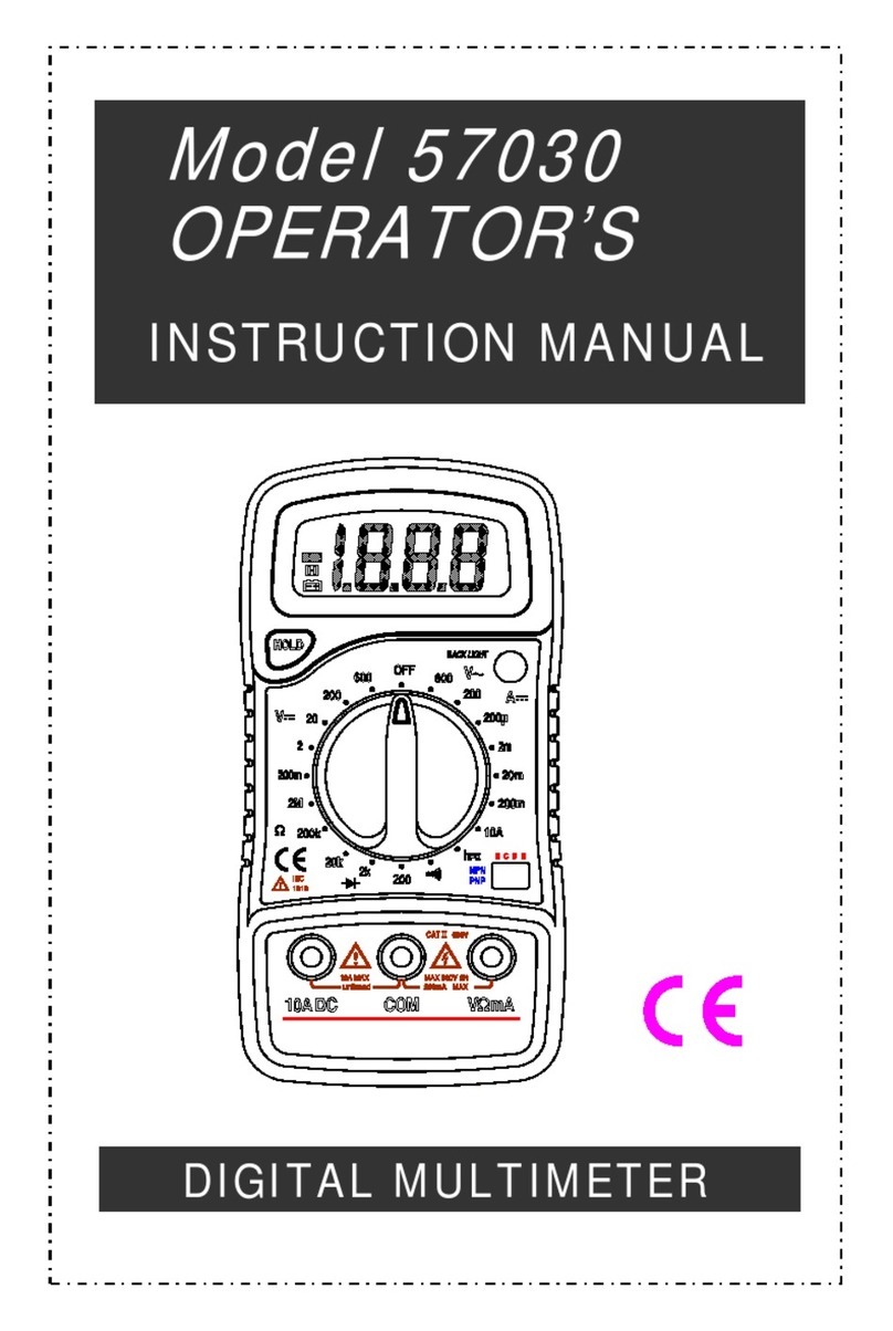 Morris 57030 Operator's manual