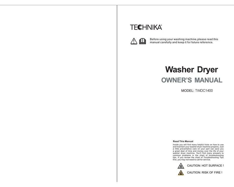 Technika TWDC1400 owner's manual