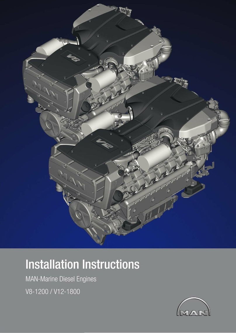 Man V8-1200 installation instructions Man V8-1200 installation instructions