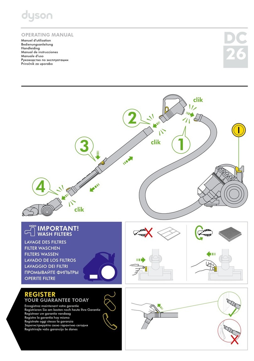 Dyson DC26 operating manual