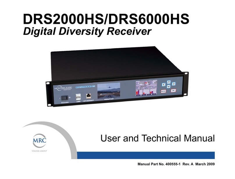 MRC DRS2000HS User manual