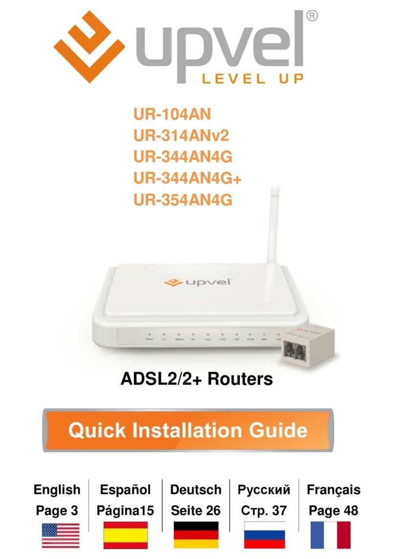 Upvel UR-104AN Quick installation guide