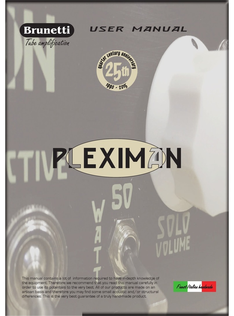 Brunetti pleximan User manual Brunetti pleximan User manual