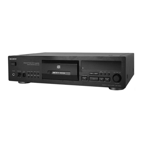 Sony CDP-XB820 Service manual