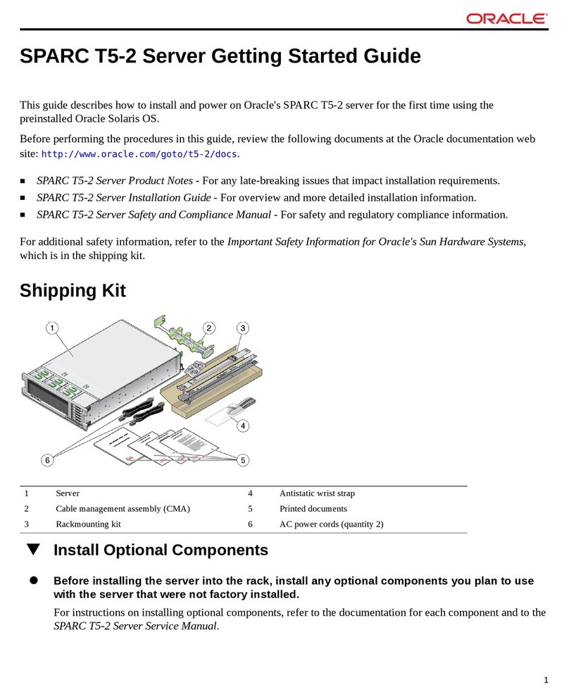 Oracle SPARC T5-2 User manual