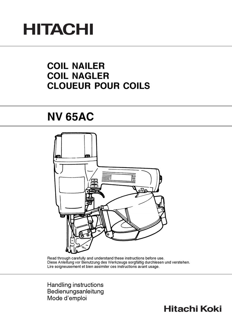 Hitachi NV 65AC Handling instructions