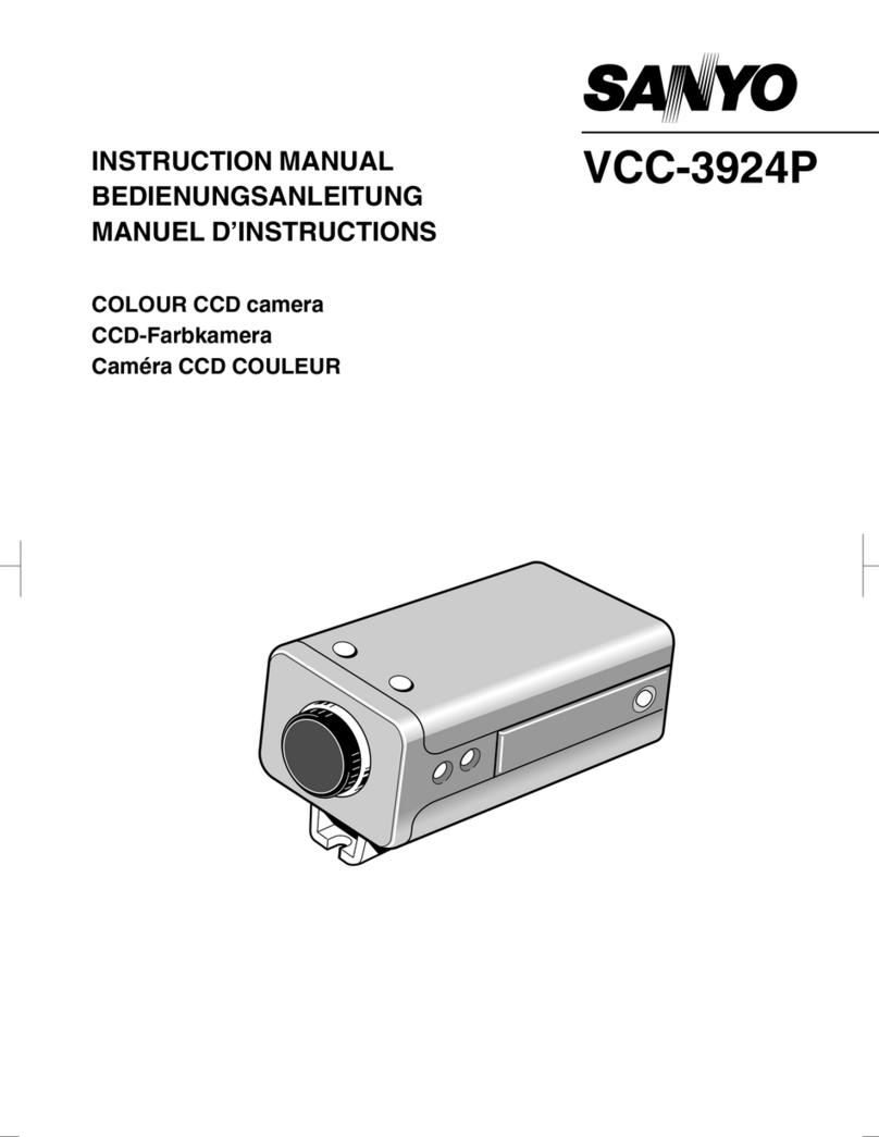 Sanyo VCC-3924P instruction manual