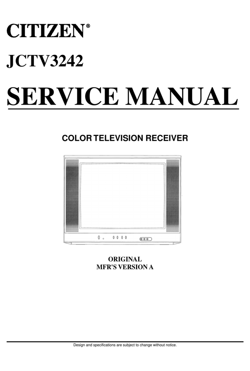 Citizen JCTV3242 User manual