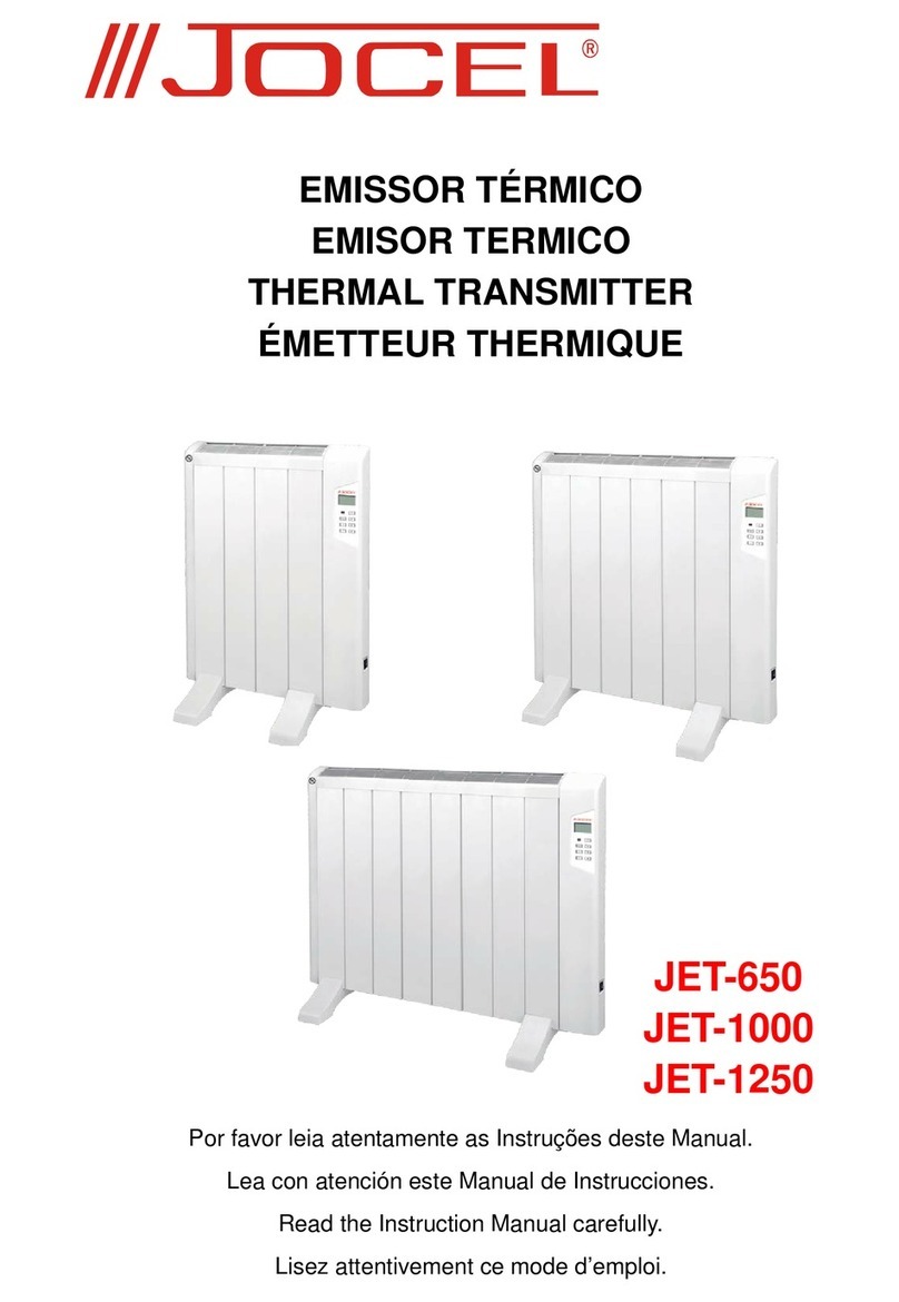 Jocel JET-650 instruction manual