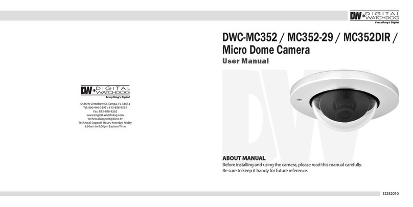 Digital Watchdog DWC-MC352 User manual