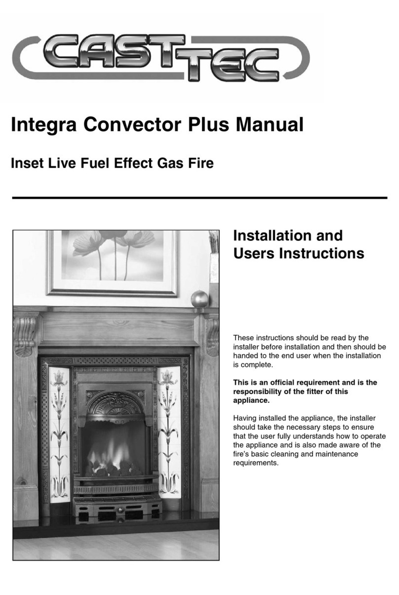 Cast Tec Integra Convector Plus Installation and user instructions