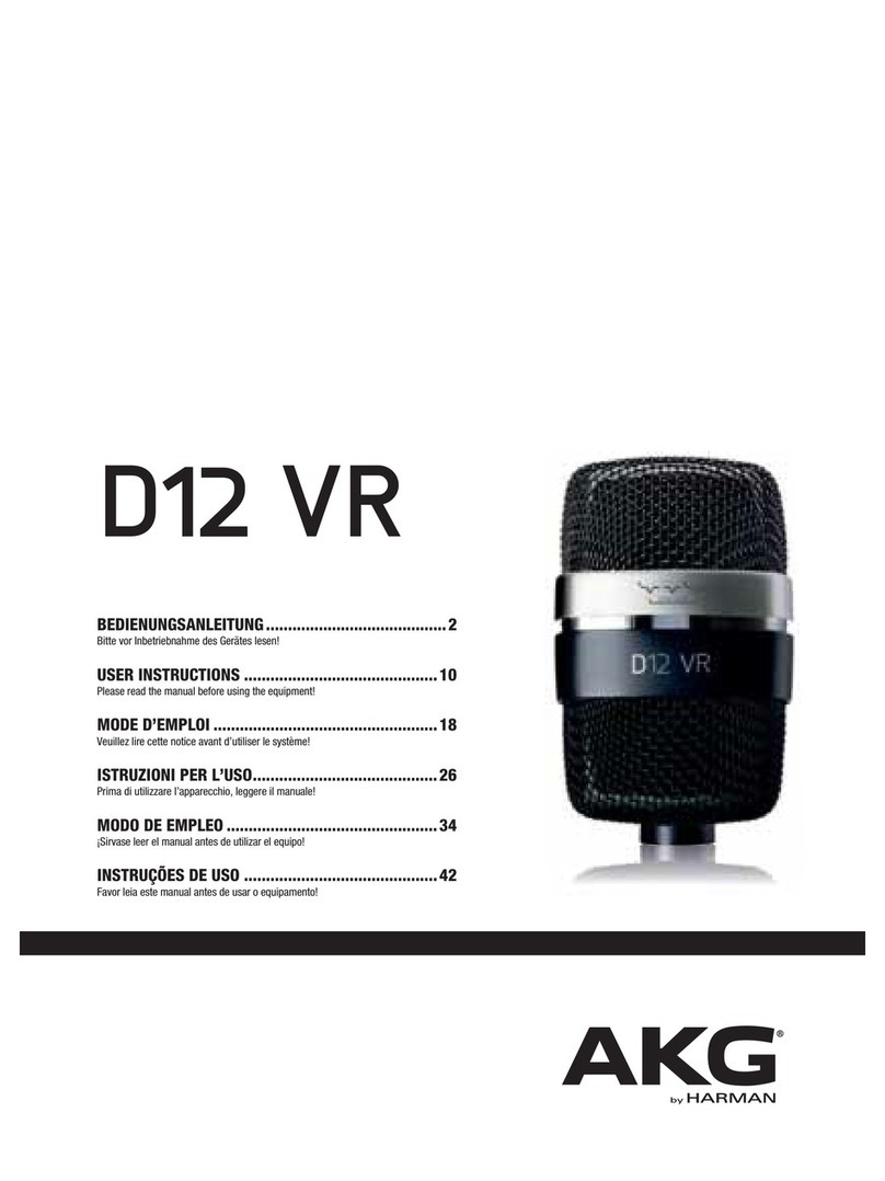 AKG D12 VR User manual