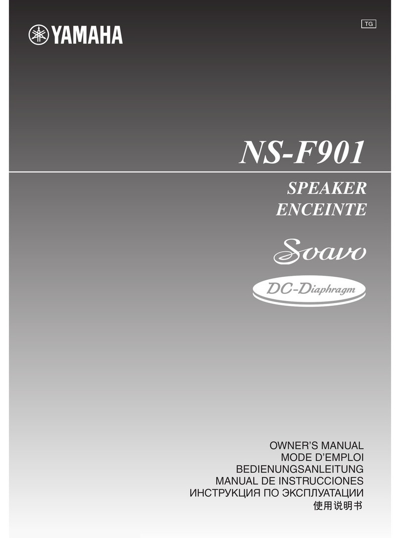 Yamaha NS-F901 owner's manual