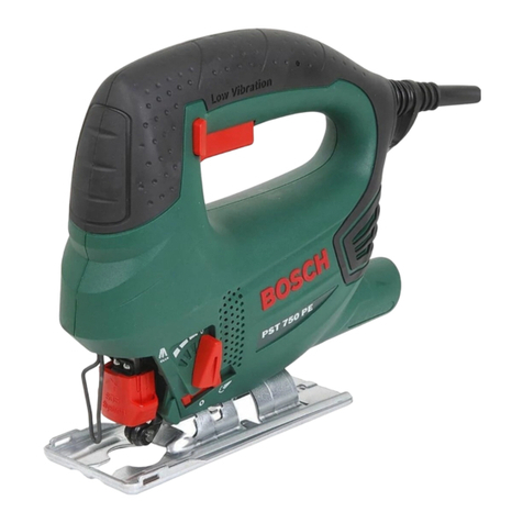 Bosch PST 650 PE operating instructions