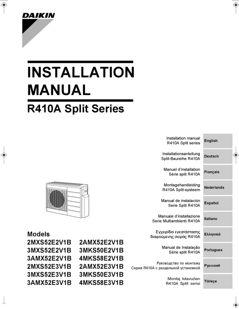 Daikin 2MXS52E2V1B User manual