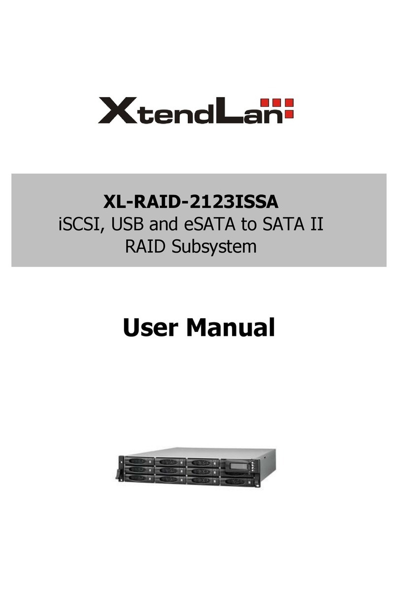 XtendLan XL-RAID-2123ISSA User manual XtendLan XL-RAID-2123ISSA User manual
