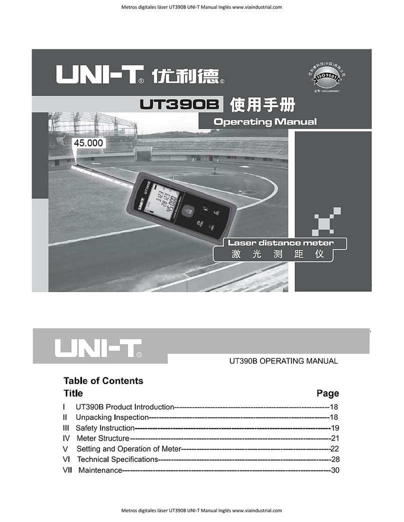 Unit UT390B operating manual