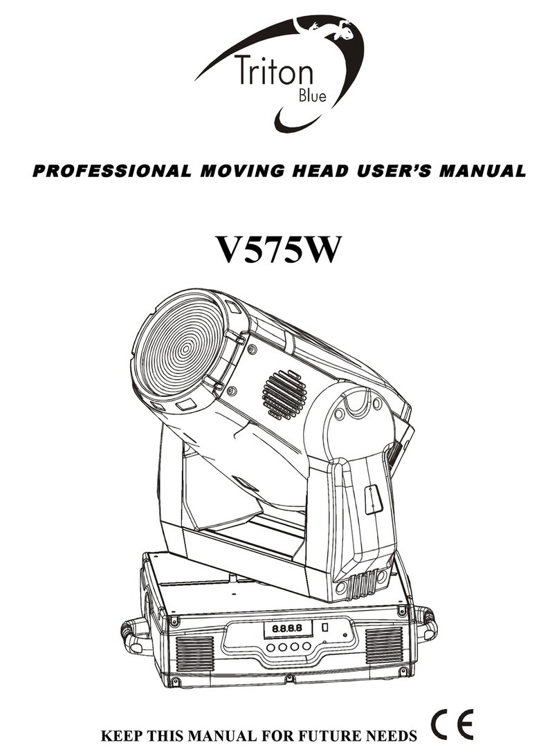 Triton V575W User manual