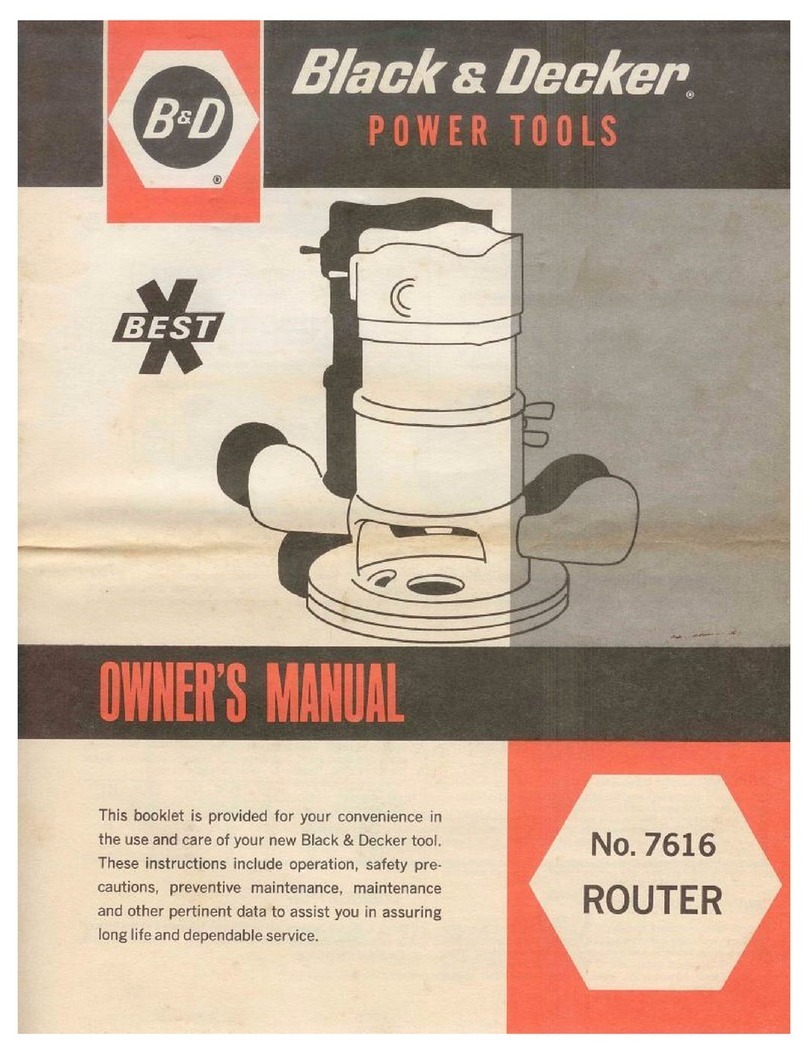 Black & Decker 7616 User manual