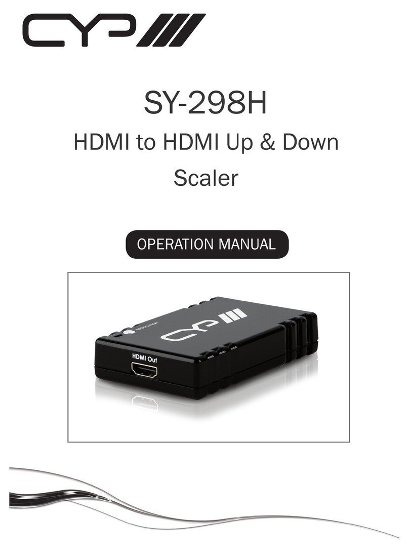 CYP SY-298H User manual