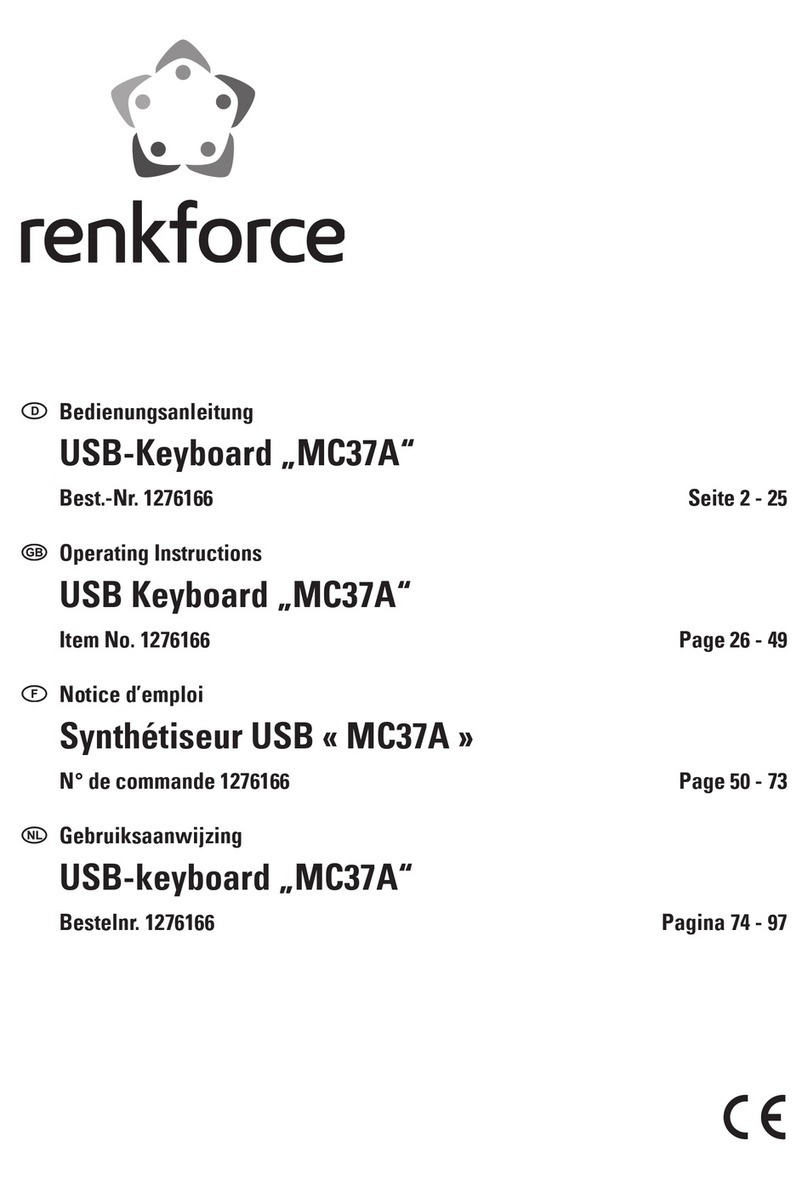Renkforce MC37A operating instructions