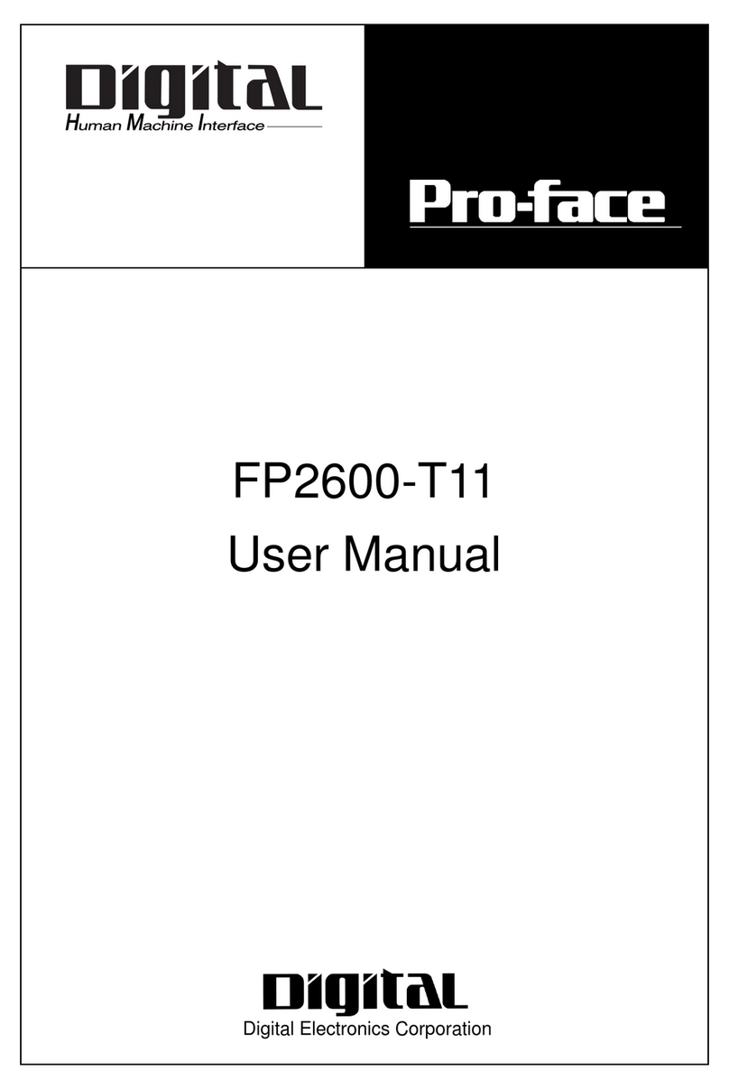Pro-face FP2600-T11 User manual