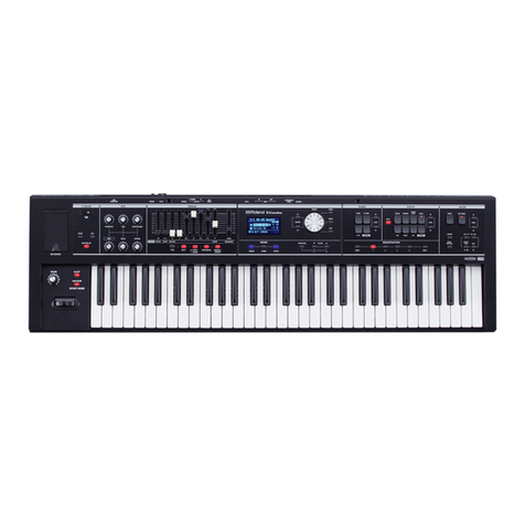 Roland V-Combo VR-09 Instruction manual