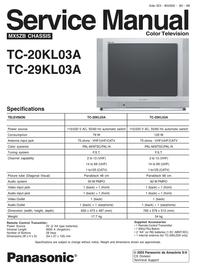 Panasonic TC-20KL03A User manual