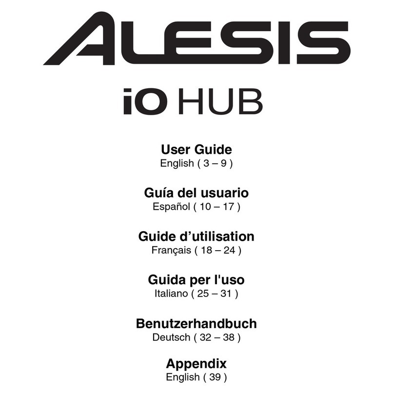Alesis iO Hub User manual