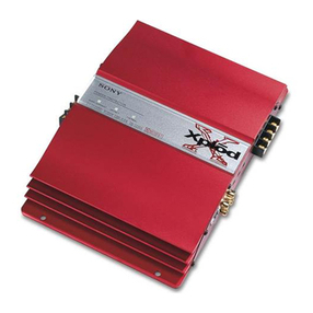 Sony XM-552HX User manual
