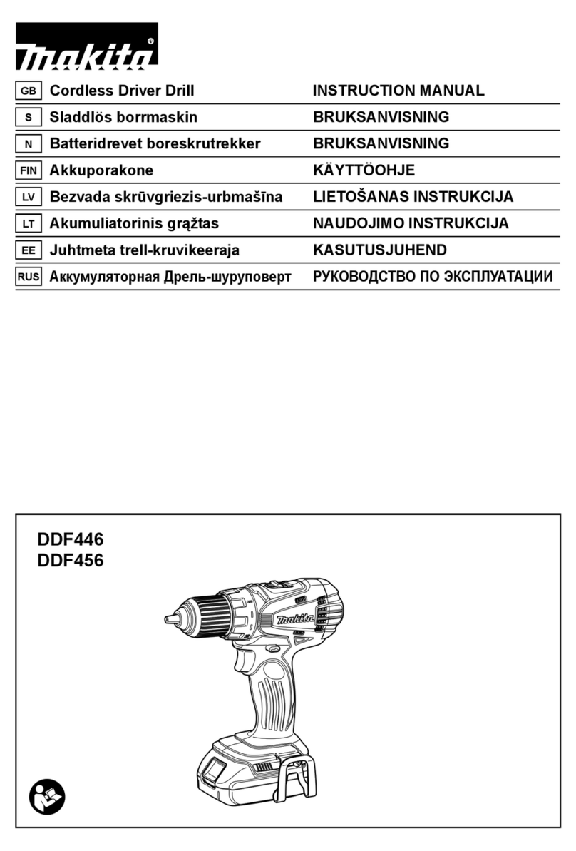 Makita DDF446 User manual