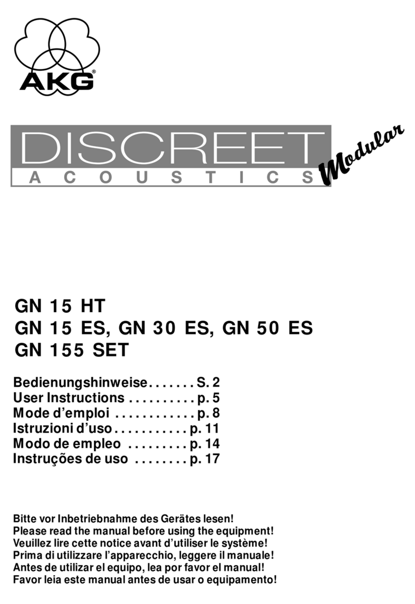 AKG GN 15 HT User instructions
