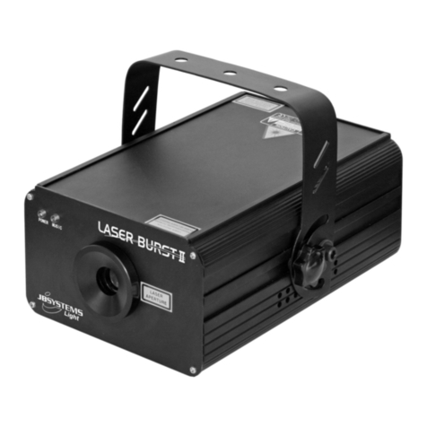 JB Systems LASER BURST II User manual