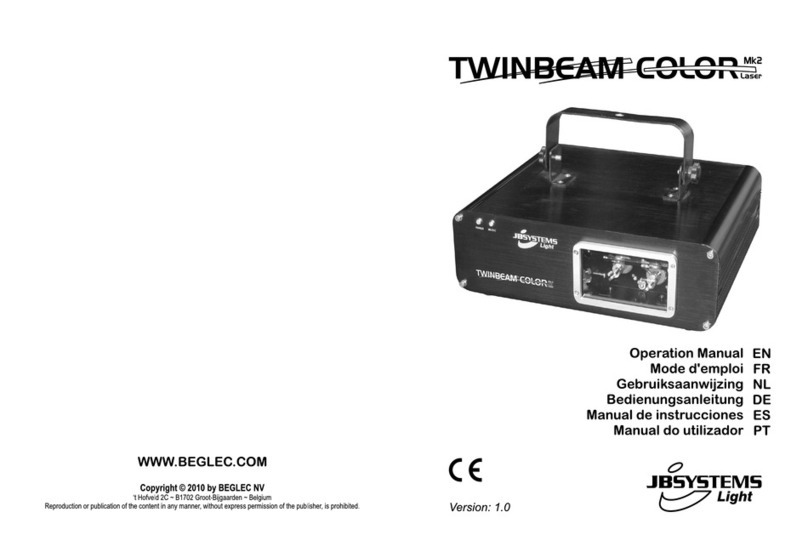 JB Systems TWINBEAM COLOR Mk2 User manual