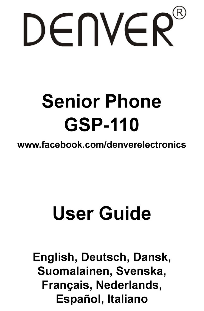 Denver GSP-110 User manual