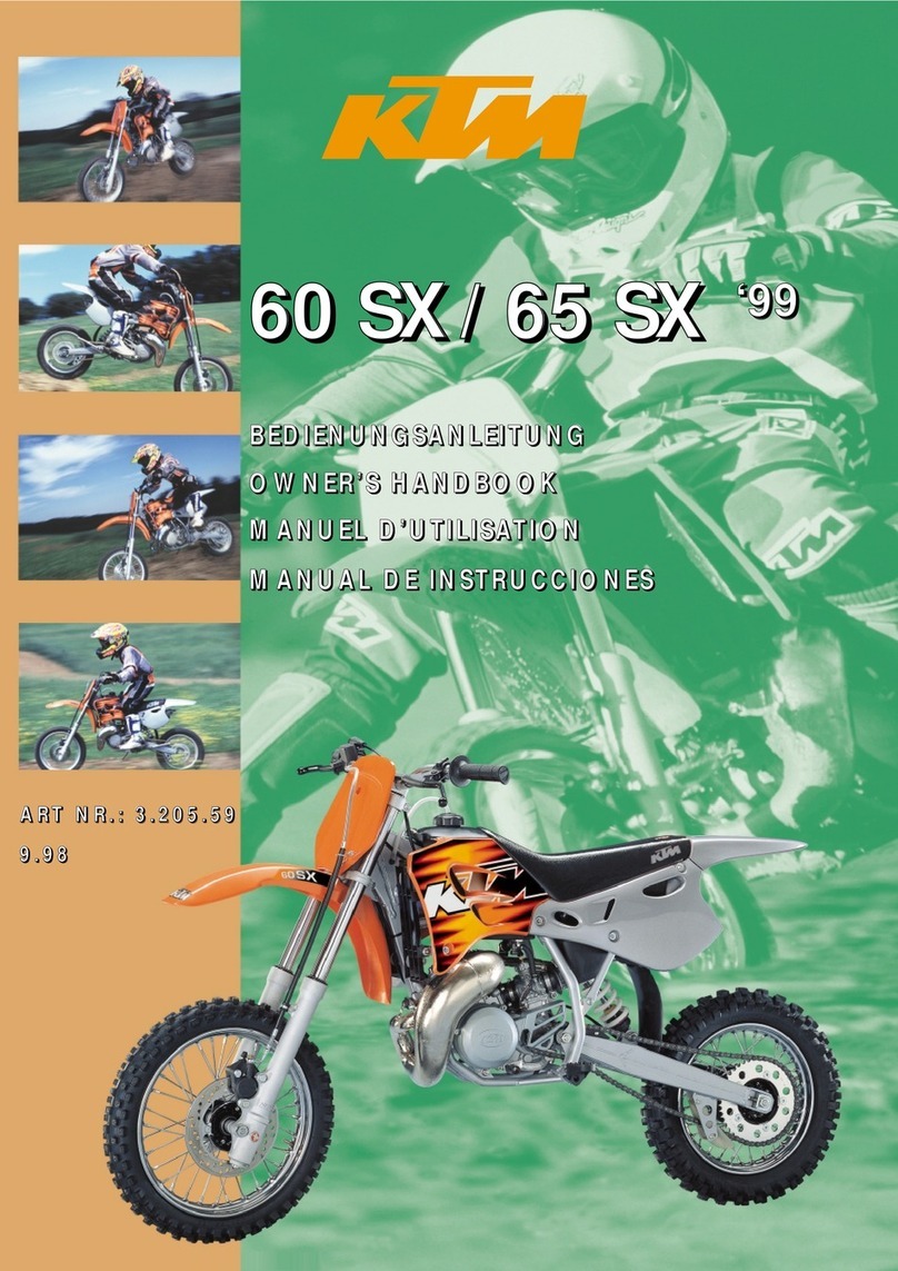 KTM 60 SX 1999 User guide