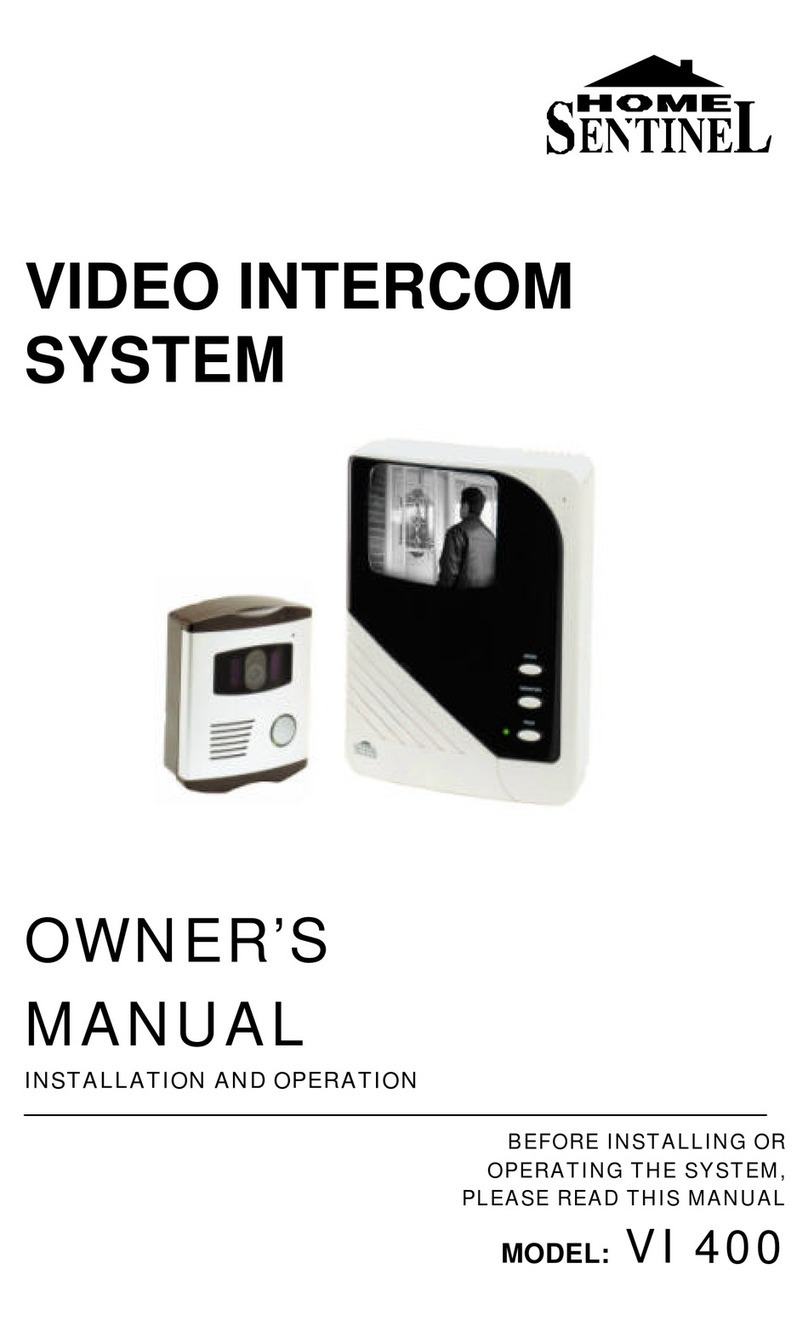 Home Sentinel VI 400 owner's manual