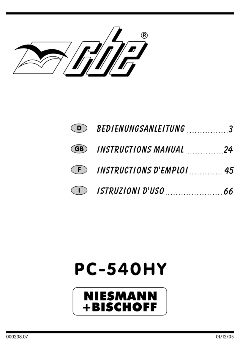 CBE PC-540HY instruction manual