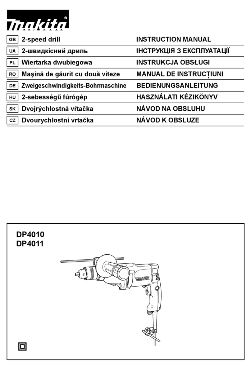 Makita DP4010 instruction manual
