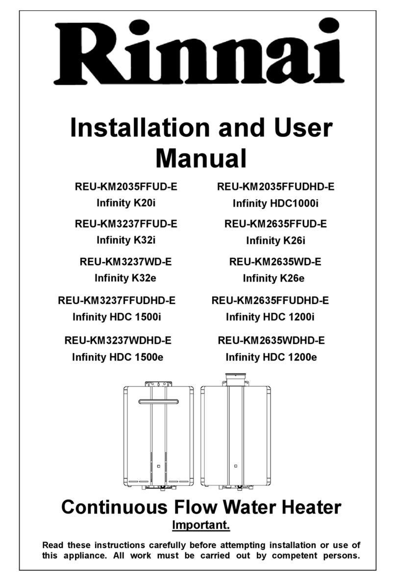 Rinnai REU-KM2035FFUD-E User manual
