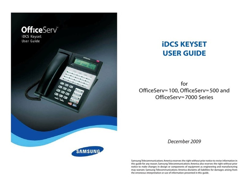 Samsung OFFICESERV 100 Series user guide