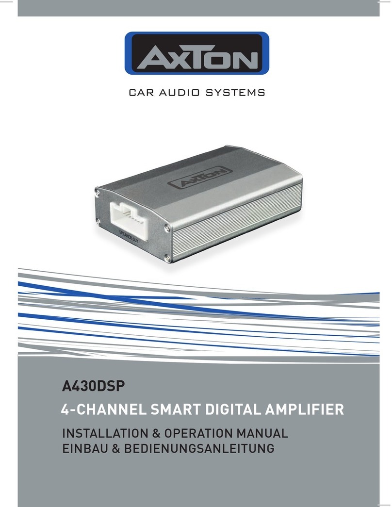 AXTON A430DSP User manual