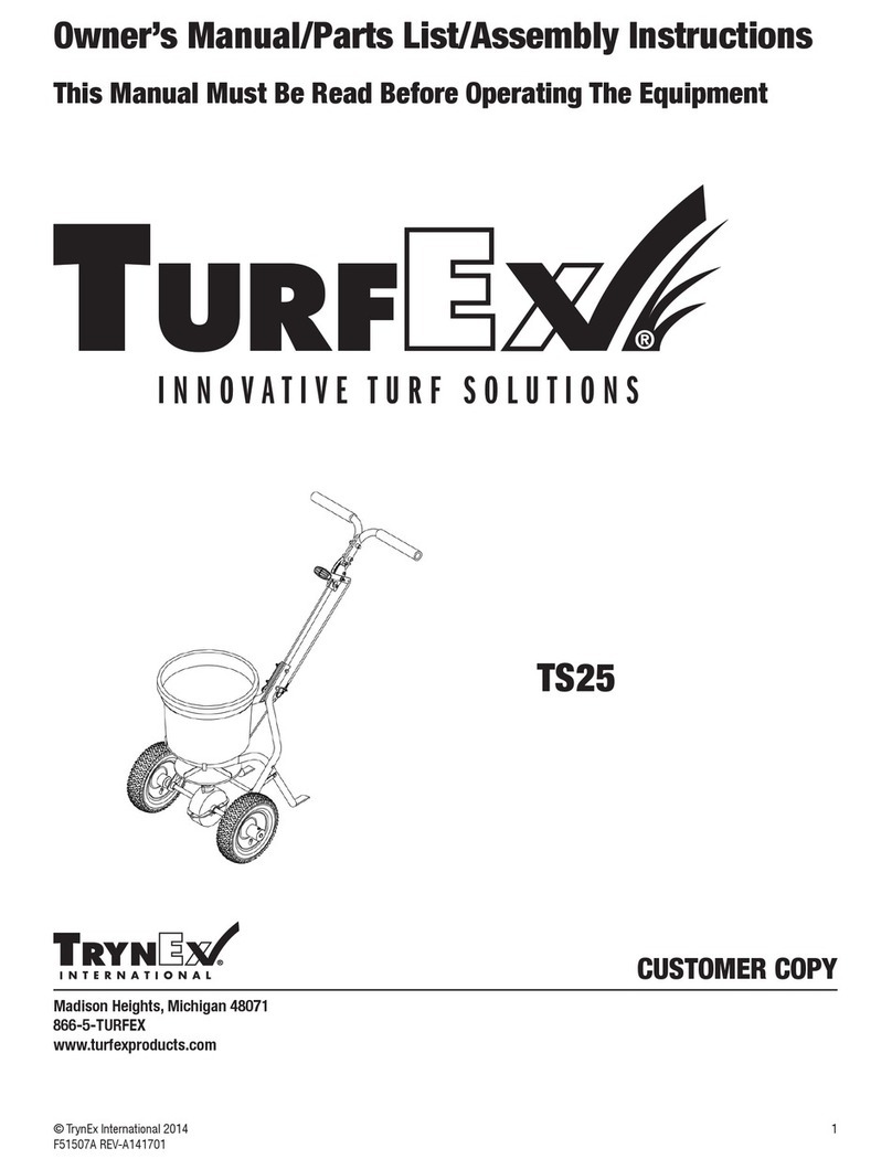 TurfEx ts25 owner's manual TurfEx ts25 owner's manual