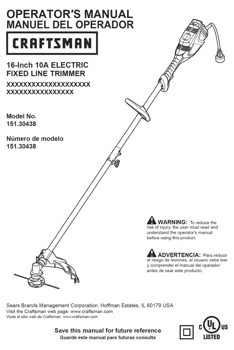 Craftsman 151.30438 Operator's manual
