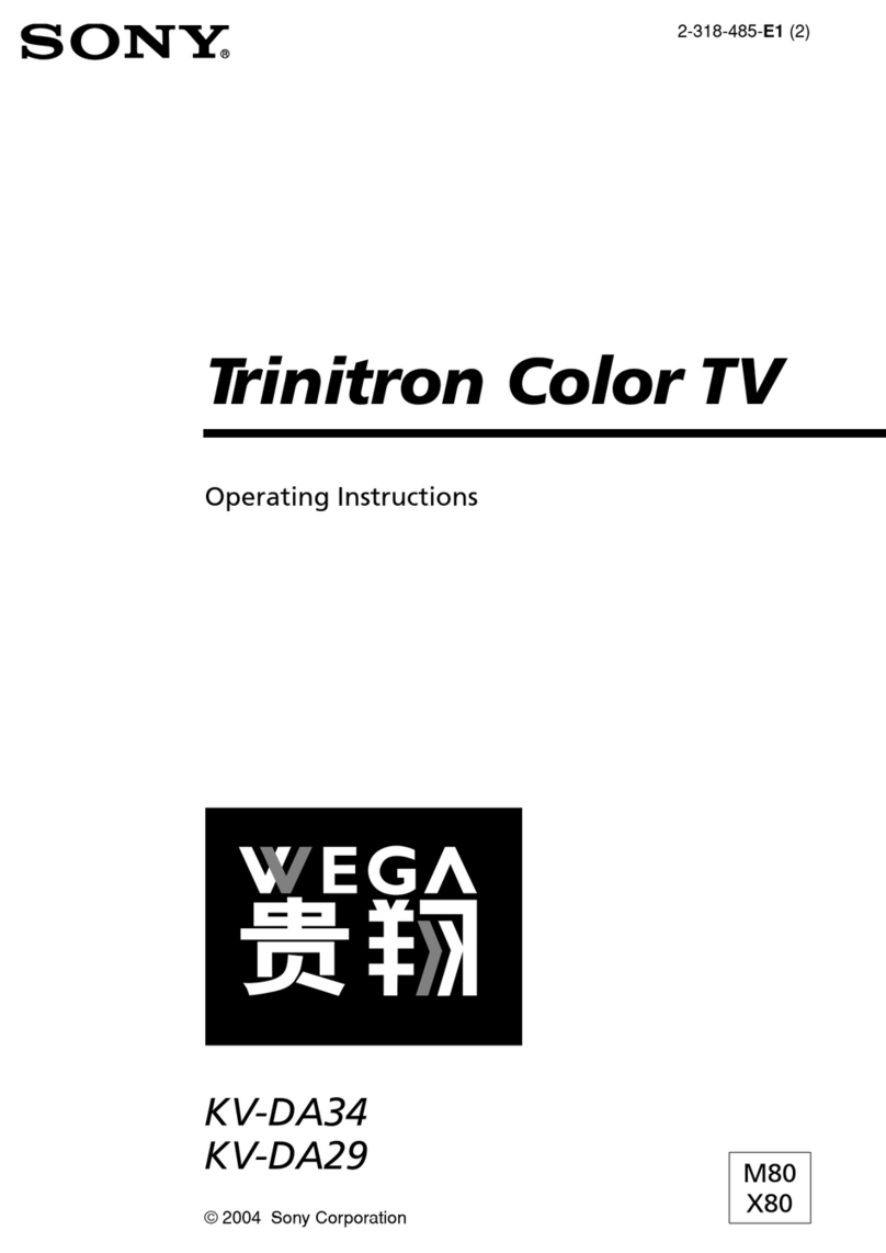 Sony WEGA kv-da29 User manual